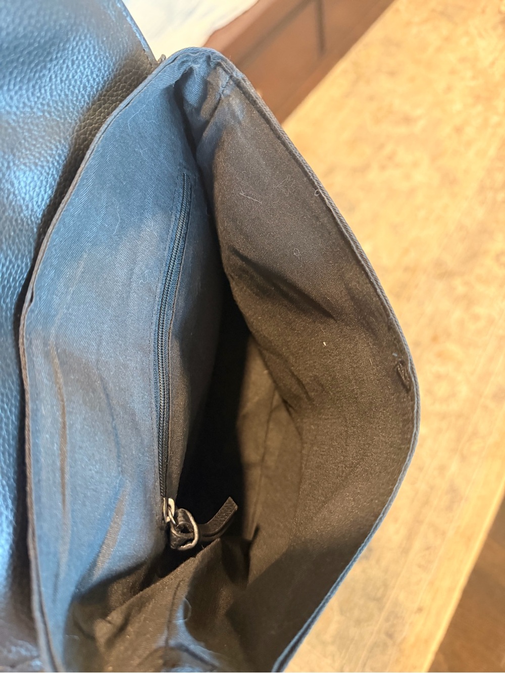 Botkier Black Mini Backpack with Front Zips - Picture 6 of 6
